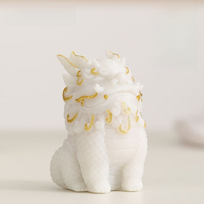 Home-guarding Wealth-attracting Sandstone Pixiu Ornament for TV Cabinet Entrance Hall Office Desktop