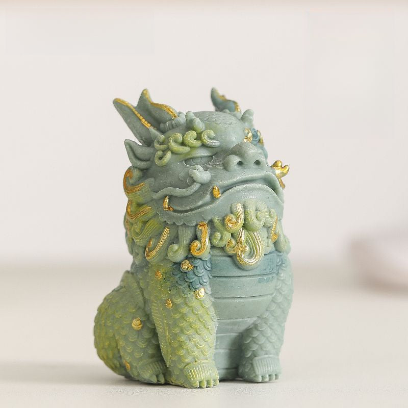 Home-guarding Wealth-attracting Sandstone Pixiu Ornament for TV Cabinet Entrance Hall Office Desktop